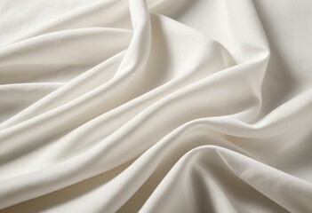 Obraz premium A close up shot of a white fabric.