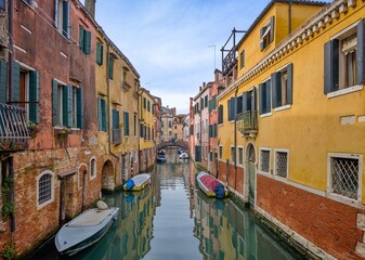 Venice, Italy - The city on the sea, with the most characteristic places and touristic attractions in the world. Here in particular a landmark view.