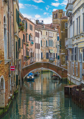 Fototapeta premium Venice, Italy - The city on the sea, with the most characteristic places and touristic attractions in the world. Here in particular a landmark view.