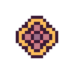 Fototapeta premium abstract shape retro pixel art
