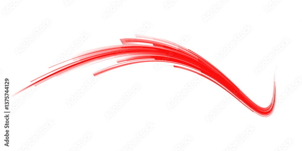 Wall mural png futuristic technological style. png abstract background with speed lines. neon color rays vector
