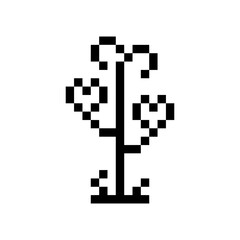flower retro pretty pixel art