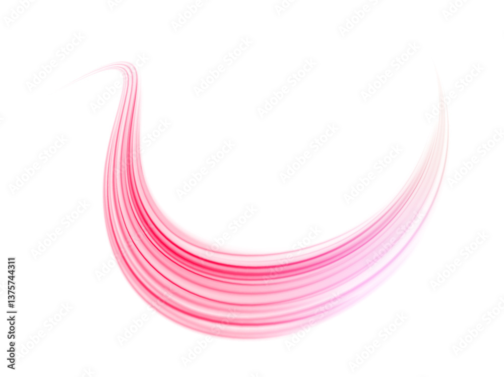 Sticker png futuristic technological style. png abstract background with speed lines. neon color rays vector