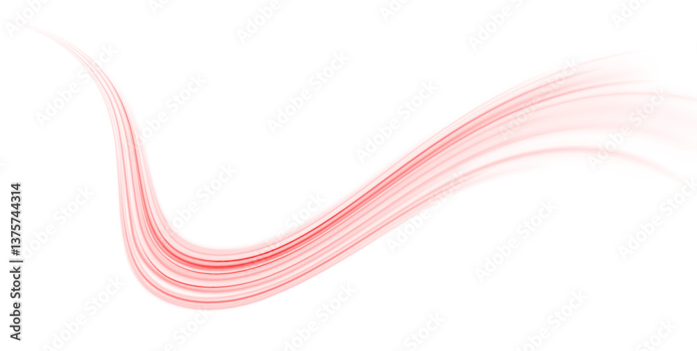 Sticker png futuristic technological style. png abstract background with speed lines. neon color rays vector
