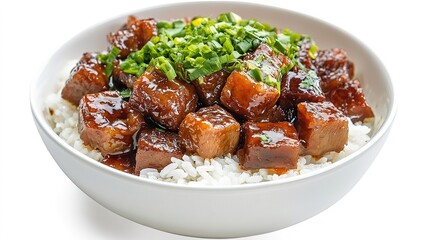Delicious lu rou fan experience taiwan food dish culinary scene close-up view taiwanese cuisine delight