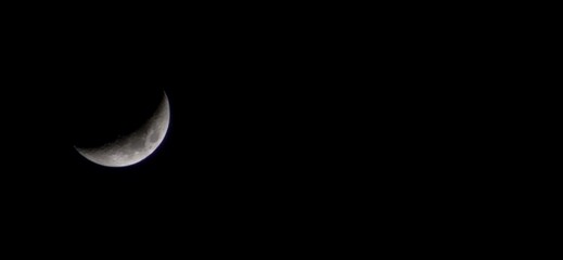 Naklejka premium moon in the night sky