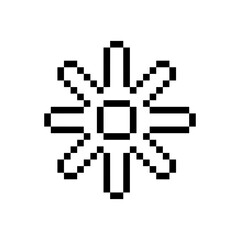 Fototapeta premium abstract shape retro pixel art