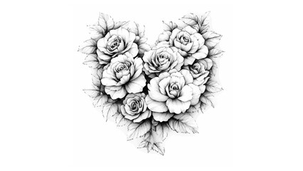 Magic Flowers: Relaxing Coloring Pages for Adults and Teens" in vintage style 
