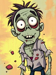 cartoon zombie cartoon