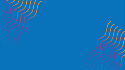 Dynamic line art with blue wavy lines and vibrant yellow green waves, offering a unique and abstract design element