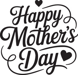 Obraz premium happy mothers day vector design