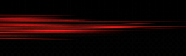 Glowing Speed ​​Traces. Red Speed. Electric Horizon. Neon Speed ​​Flow.