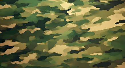 Fototapeta premium camouflage, khaki, army pattern, protective background, workwear, modern design for fabric