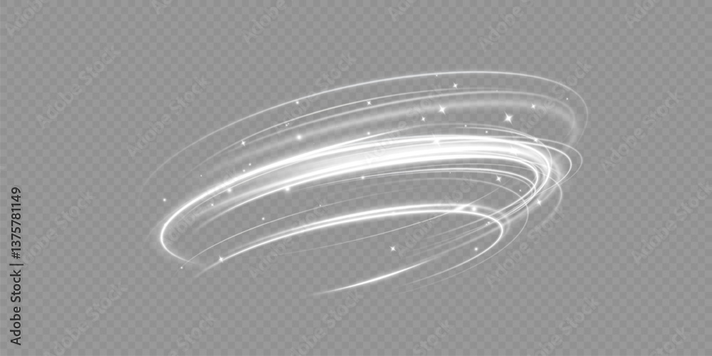 Poster light white twirl.vector eps 10
