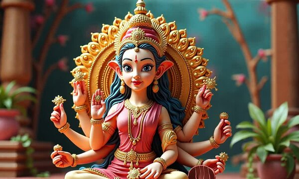 Maa Durga, Divine Hindu Goddess