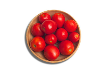 Tomatoes in Handmade Clay Plate