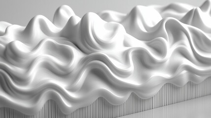 Obraz premium Abstract White Textured Surface Background