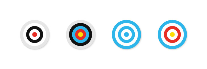 Target - vector icons. Stock vector