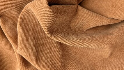 brown corduroy fabric