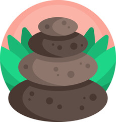 stones Illustration on a white background