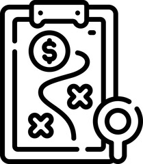 strategy Illustration on a white background