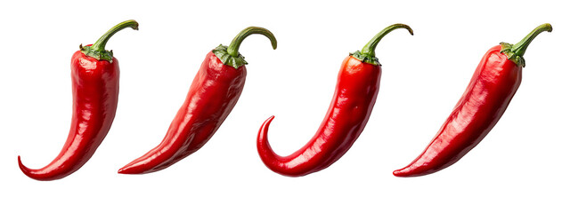 High-quality PNG bundle of red chili theme with transparent background. Perfect for designers, chefs, and marketers. Vibrant, crisp,