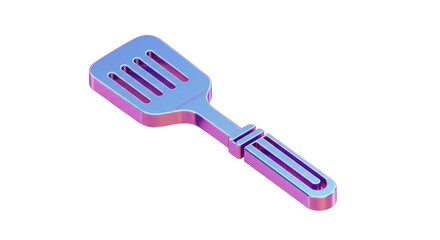 Isolated Spatula Cooking Frying