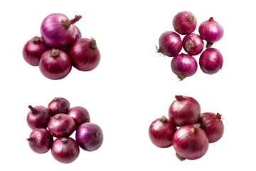 High-quality PNG bundle of red onion theme with transparent background. Perfect for food photography, culinary designs, and marketing. Commercial use, premium clipart