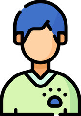 veterinarian Illustration on a white background