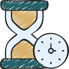 wait Illustration on a white background