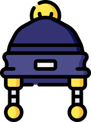 winter hat Illustration on a white background