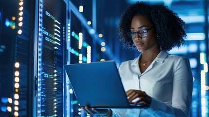 IT Specialist Managing Web Services and Cybersecurity in Data Center