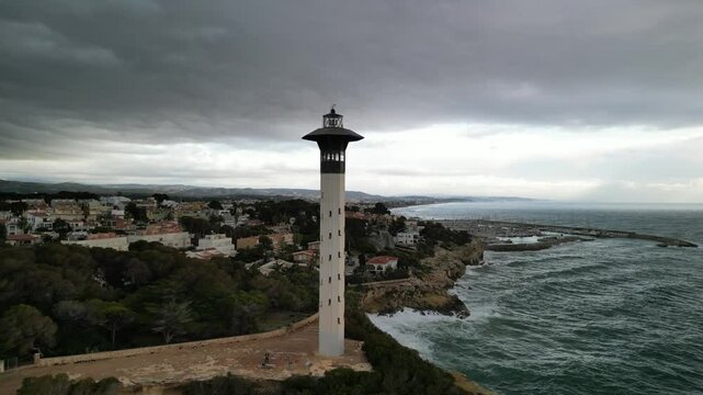 Torredembarra Lighthouse Costa Dorada Tarragona Spain