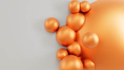 Abstract ball background