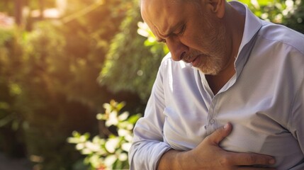 Fototapeta premium Heart Attack: Recognizing Symptoms, Understanding Risks, and Seizing the Golden Rescue Time