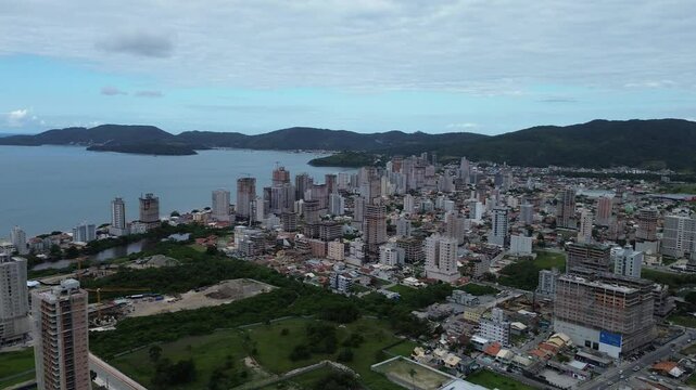 Panoramico da cidade de Porto Belo, Santa Catarina, Brasil