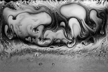 Seifenblase schwarzweiss