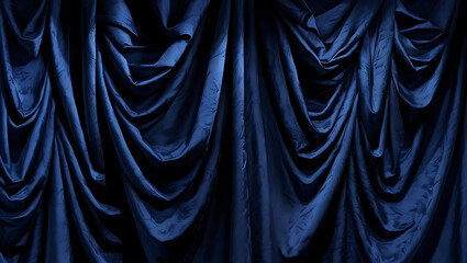 A chiaroscuro study of a draped fabric, folds cascading in dramatic light and shadow.
