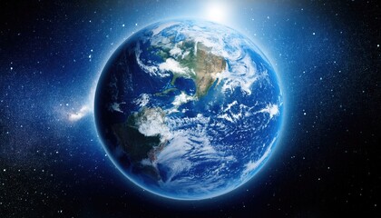 Fototapeta premium beautiful earth from space