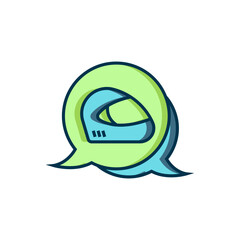 Filled outline Racing helmet icon isolated on white background. Extreme sport. Sport equipment. Flat filled outline style with shadow. Vector