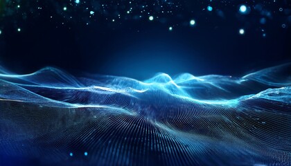 abstract blue background with stars