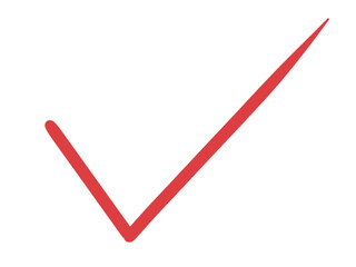 赤のチェックマーク