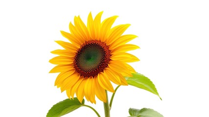 Obraz premium Golden Sunflower PNG for Design Projects