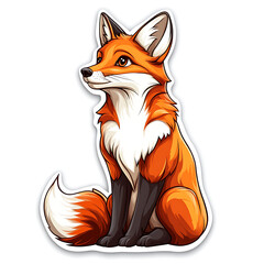 Obraz premium Majestic Fox Illustration