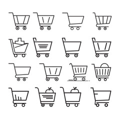 shopping cart icons