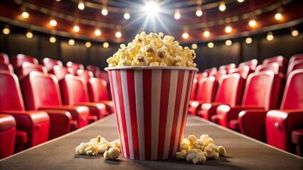 popcorn in cinema
