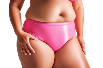 PNG Chubby woman photography underwear female.