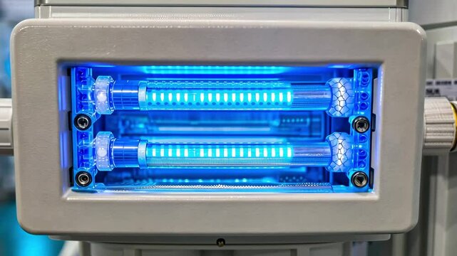 Advanced clean technology device with UV light for efficient purification and sterilization processes, showcasing innovative features for optimal