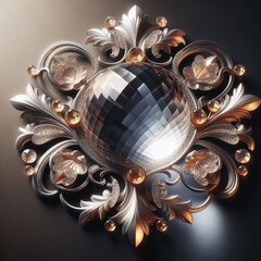 Elegant decorative often combined with metal