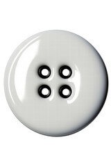 Isolated White Button with Black Holes